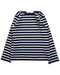 A Navy Long Sleeve T Shirts from Petit Bateau in size 6T for boy. (Front View)