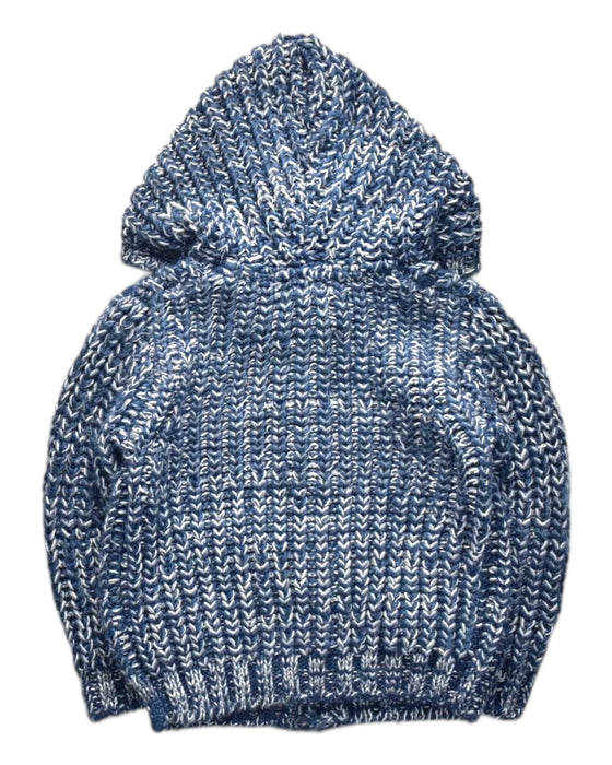 A Blue Buttoned Sweatshirts from Baby by David Jones in size 18-24M for boy. (Back View)