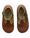 A Brown Booties from Cyrillus in size 18-24M for boy. (Back View)