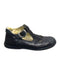 A Black Booties from Primigi in size 4T for boy. (Front View)