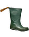 A Green Rain Boots from Bisgaard in size 4T for boy. (Front View)
