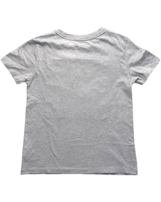 A Grey Short Sleeve T Shirts from Ralph Lauren in size 7Y for boy. (Back View)