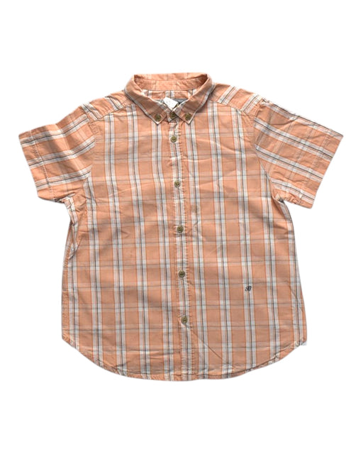 A Orange Short Sleeve Shirts from Bonpoint in size 6T for boy. (Front View)