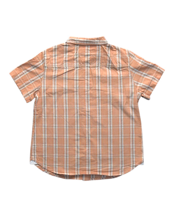A Orange Short Sleeve Shirts from Bonpoint in size 6T for boy. (Back View)