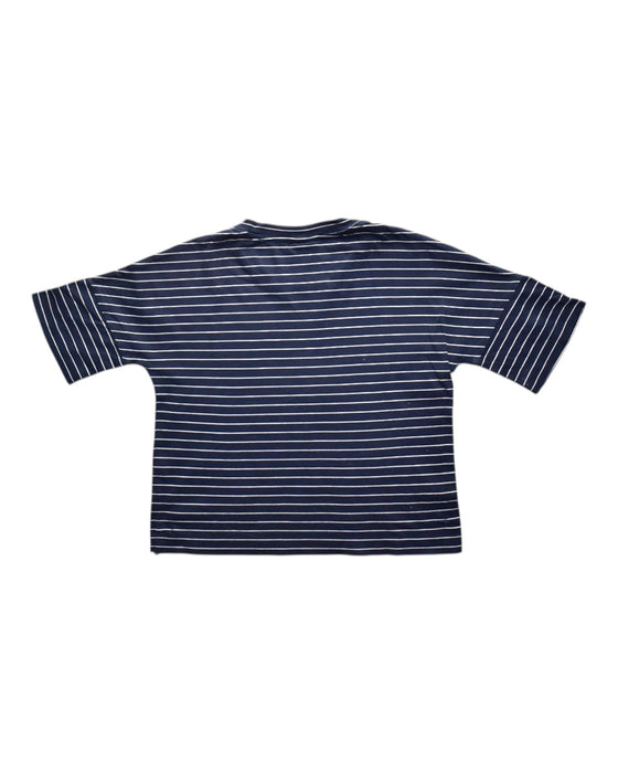 A Navy Short Sleeve T Shirts from In Good Company in size 5T for boy. (Back View)