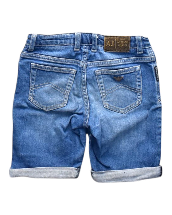 A Blue Shorts from Armani in size 6T for boy. (Back View)