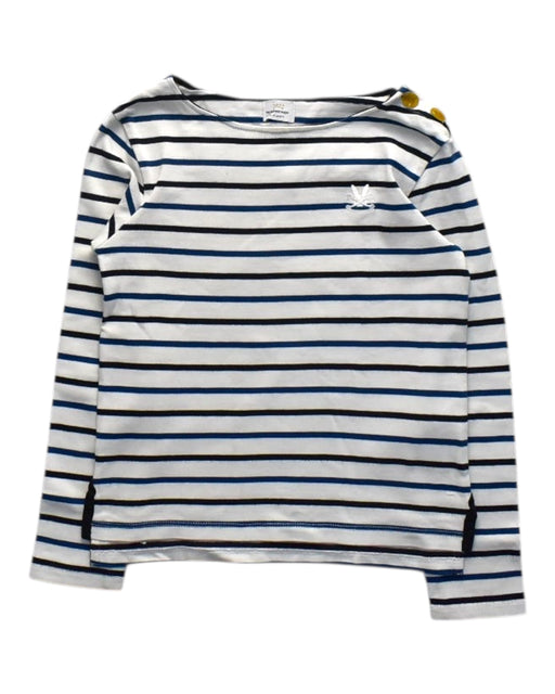 A White Long Sleeve Tops from No Added Sugar in size 5T for boy. (Front View)