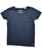 A Navy Short Sleeve T Shirts from Scotch Shrunk in size 6T for boy. (Front View)