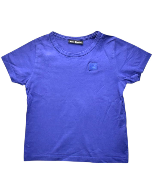 A Blue Short Sleeve T Shirts from Acne Studios in size 6T for boy. (Front View)
