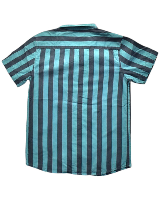 A Teal Short Sleeve Shirts from Wolf & Rita in size 8Y for boy. (Back View)