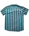 A Teal Short Sleeve Shirts from Wolf & Rita in size 8Y for boy. (Back View)