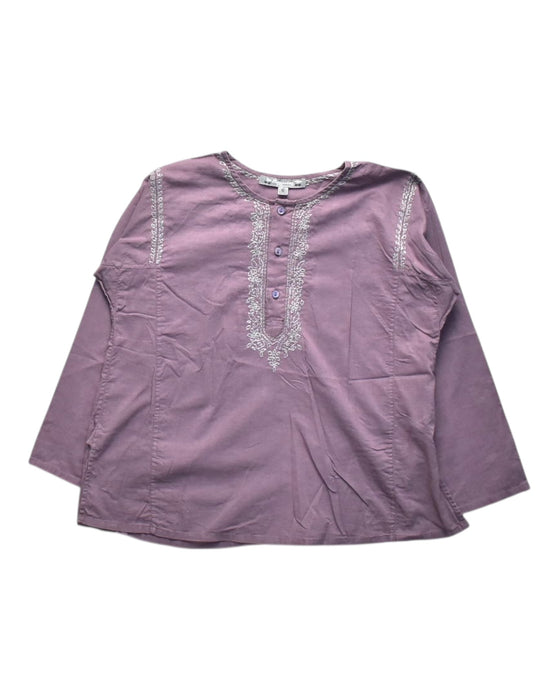 A Purple Long Sleeve Tops from Bonpoint in size 6T for boy. (Front View)