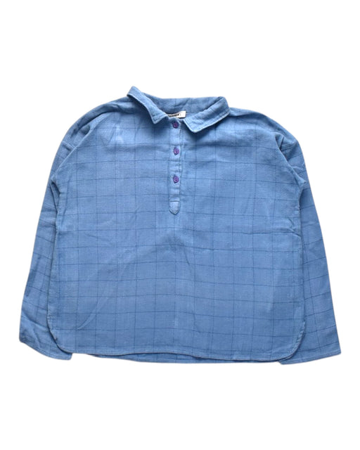 A Blue Long Sleeve Polos from Caramel in size 8Y for boy. (Front View)