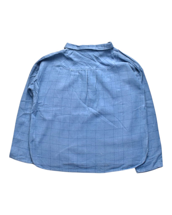 A Blue Long Sleeve Polos from Caramel in size 8Y for boy. (Back View)