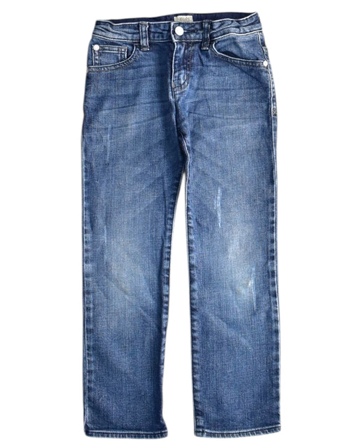 A Blue Jeans from Armani in size 6T for boy. (Front View)
