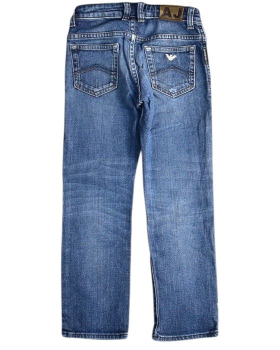 A Blue Jeans from Armani in size 6T for boy. (Back View)