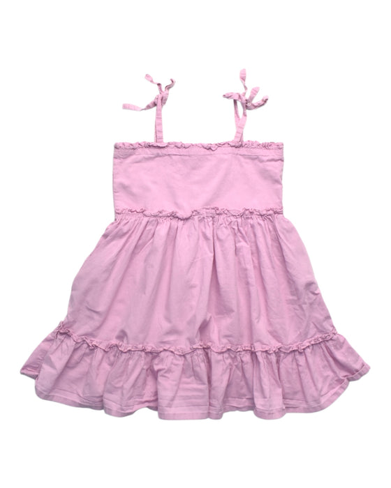 A Pink Sleeveless Dresses from Jamie Kay in size 2T for girl. (Front View)