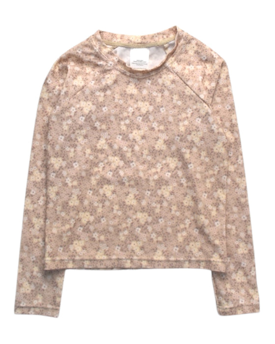 A Beige Rash Guards from Jamie Kay in size 6-12M for girl. (Front View)