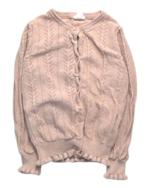 A Peach Cardigans from Jamie Kay in size 2T for girl. (Front View)