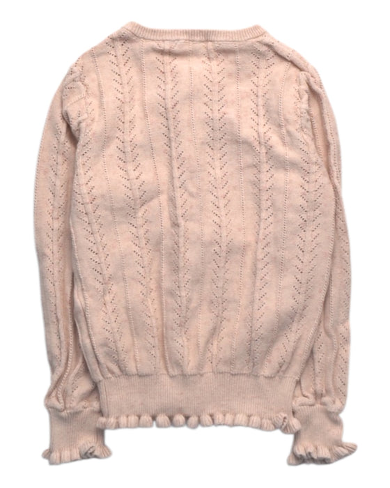 A Peach Cardigans from Jamie Kay in size 2T for girl. (Back View)