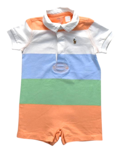 A Multicolour Short Sleeve Rompers from Ralph Lauren in size 3-6M for boy. (Front View)
