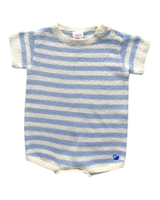 A  Short Sleeve Bodysuits from Seed in size 0-3M for boy. (Front View)