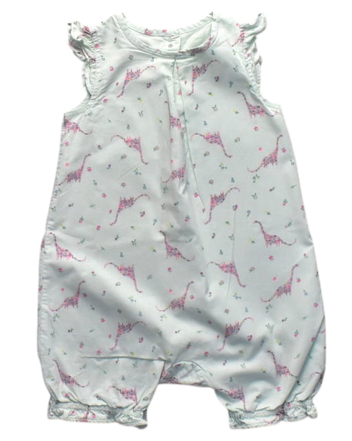 A White Sleeveless Rompers from Mothercare in size 6-12M for girl. (Front View)