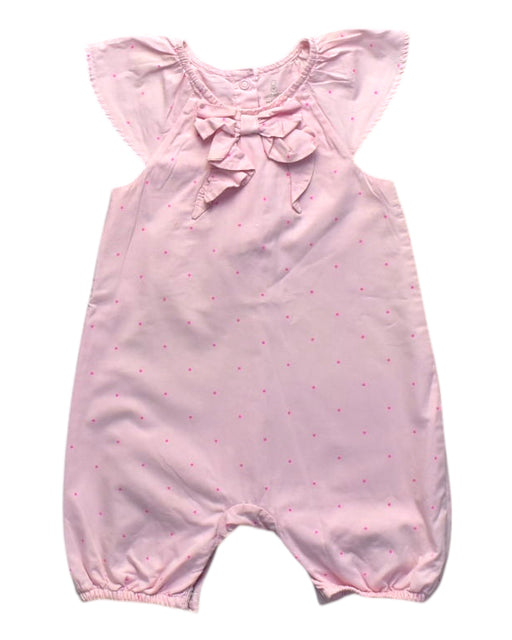 A Pink Sleeveless Rompers from Mothercare in size 6-12M for girl. (Front View)