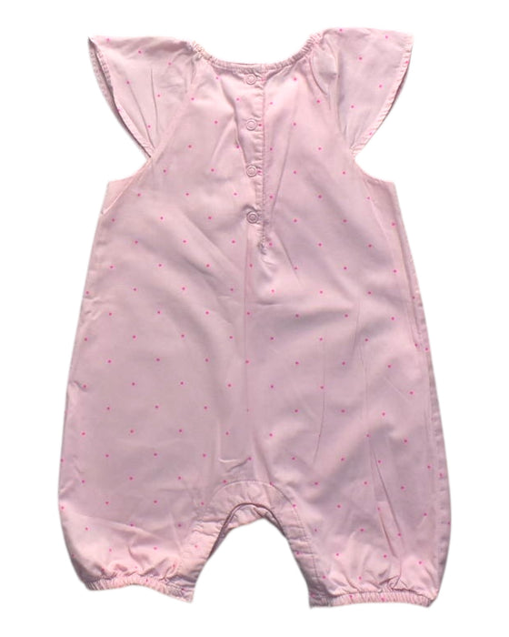 A Pink Sleeveless Rompers from Mothercare in size 6-12M for girl. (Back View)