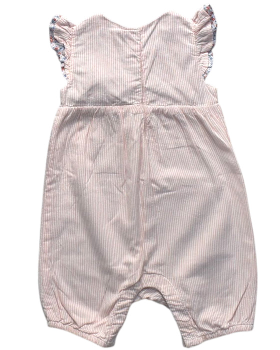 A Pink Sleeveless Rompers from Mothercare in size 12-18M for girl. (Back View)
