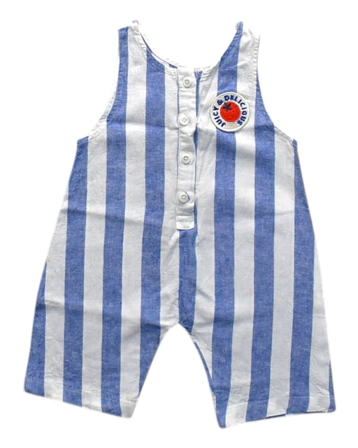A Blue Sleeveless Rompers from Seed in size 0-3M for boy. (Front View)
