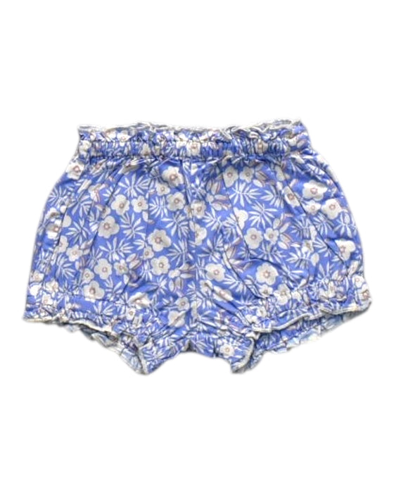 A Blue Bloomers from Gingersnaps in size 3-6M for girl. (Front View)