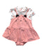 A Pink Sleeveless Rompers from Mayoral in size 12-18M for girl. (Front View)