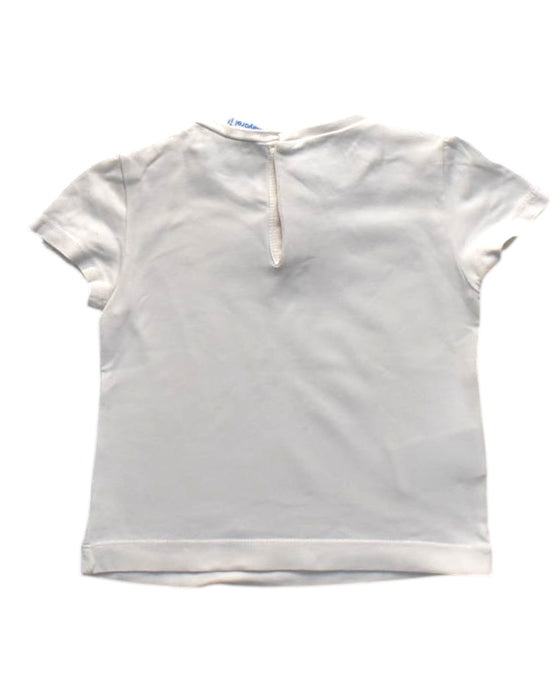 A White Short Sleeve T Shirts from Mayoral in size 18-24M for girl. (Back View)