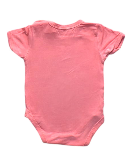 A Pink Short Sleeve Bodysuits from Raph and Remy in size 0-3M for girl. (Back View)