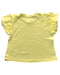 A Yellow Short Sleeve Tops from Seed in size 3-6M for girl. (Back View)