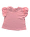 A Pink Short Sleeve Tops from Seed in size 3-6M for girl. (Back View)