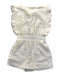A White Sleeveless Rompers from Our Mini Nature in size 2T for girl. (Front View)