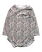 A Multicolour Long Sleeve Bodysuits from Seed in size 6-12M for girl. (Front View)