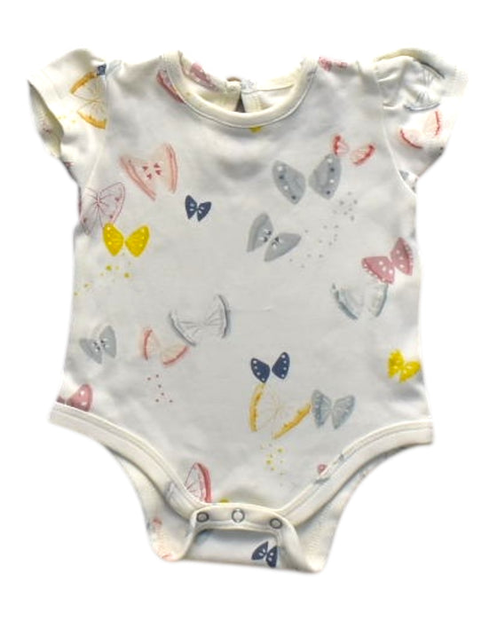 A Multicolor Short Sleeve Bodysuits from Pehr in size 0-3M for girl. (Front View)