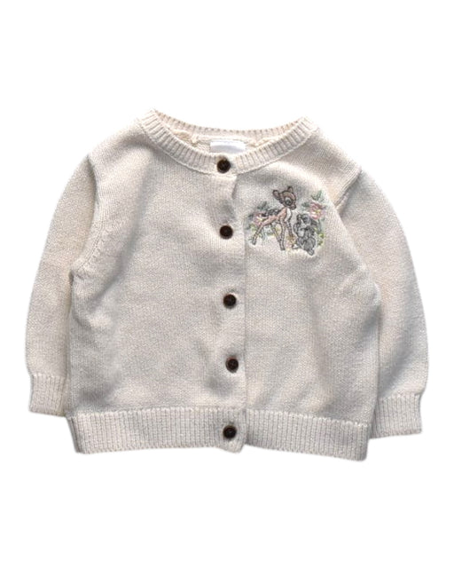 A Ivory Cardigans from Disney Baby in size 0-3M for girl. (Front View)