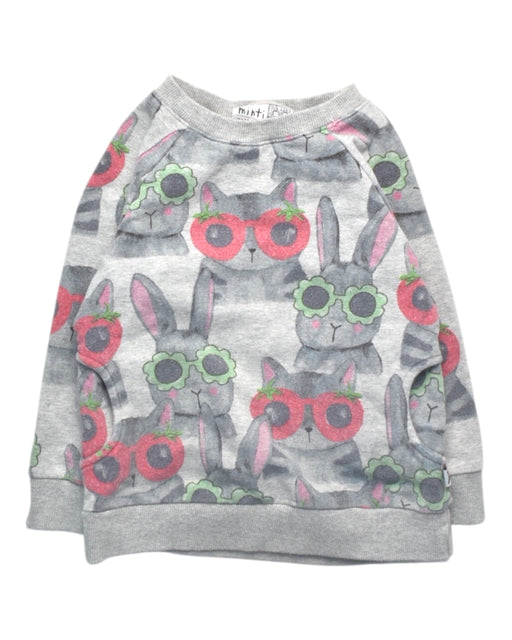 A Multicolour Crewneck Sweatshirts from Minti in size 3T for boy. (Front View)