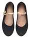 A Black Flats from Bloch in size 6T for girl. (Back View)