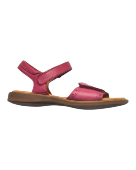 A Pink Sandals from Froddo in size 7Y for girl. (Front View)