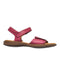A Pink Sandals from Froddo in size 7Y for girl. (Front View)