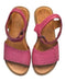 A Pink Sandals from Froddo in size 7Y for girl. (Back View)