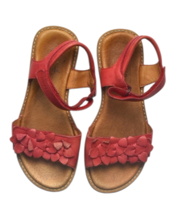 A Red Sandals from Froddo in size 6T for girl. (Back View)