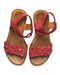 A Red Sandals from Froddo in size 6T for girl. (Back View)