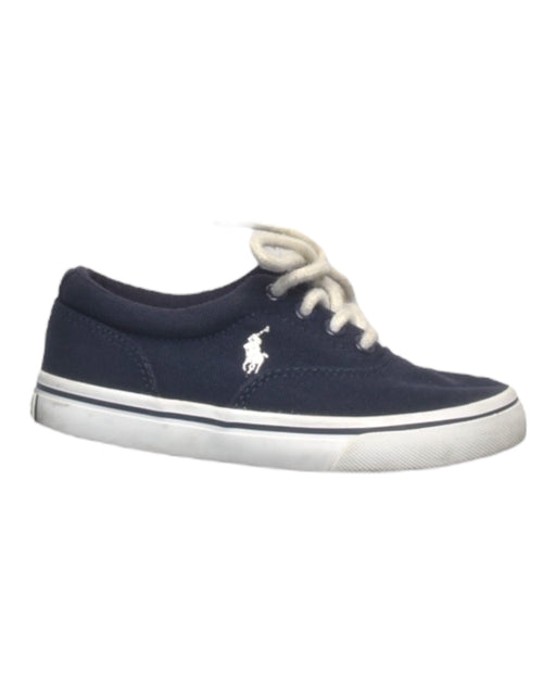 A Navy Sneakers from Polo Ralph Lauren in size 4T for boy. (Front View)