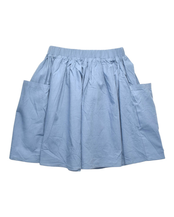 A Blue Mid Skirts from Elly in size 8Y for girl. (Front View)